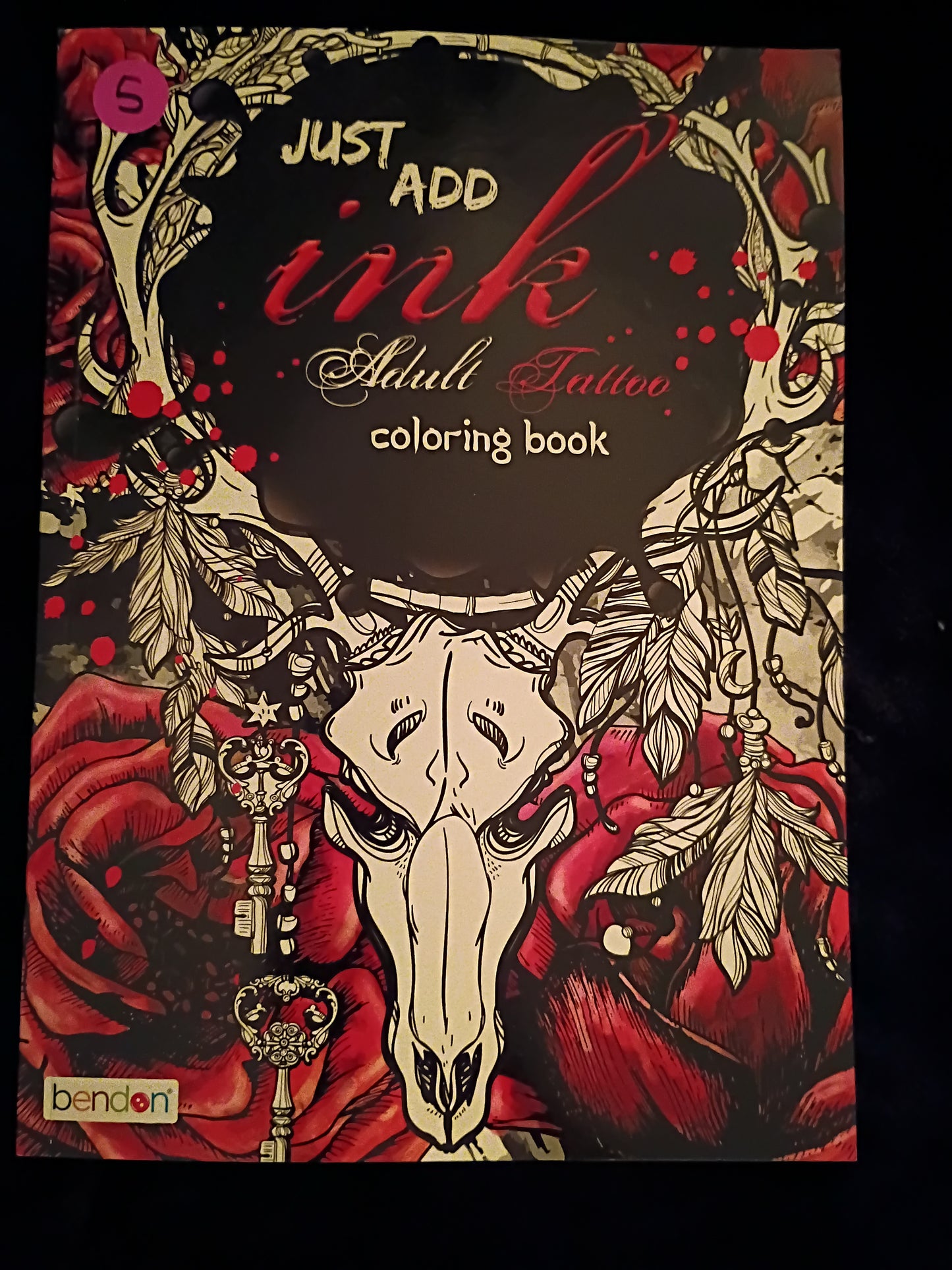 Library: Just Add Ink, Tattoo Coloring Book