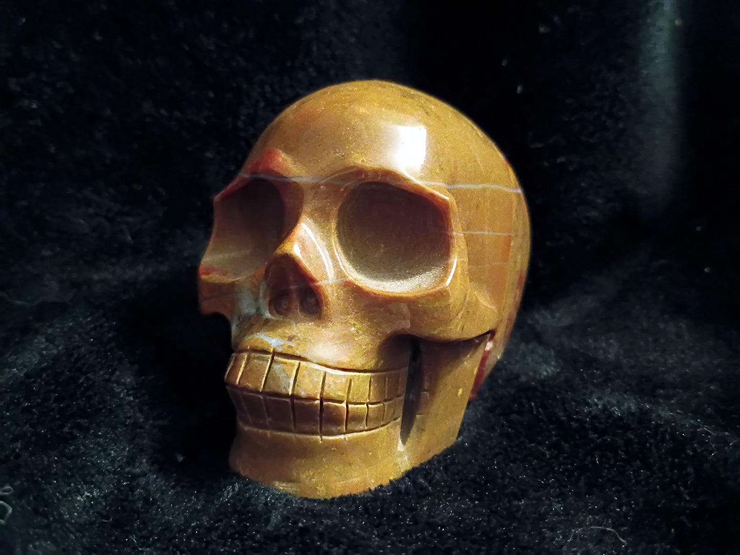 Crystals: Ocean Jasper Skull