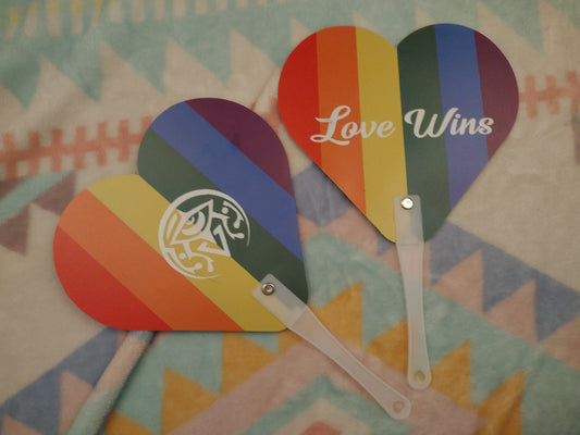 Merch: Love Wins Hand Fans