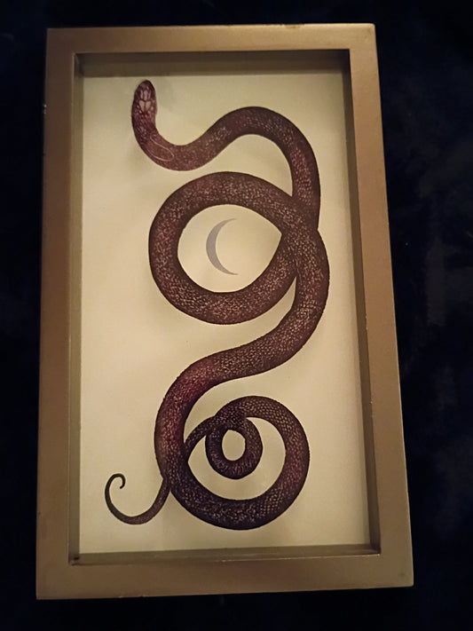 Artwork: Snake on Glass