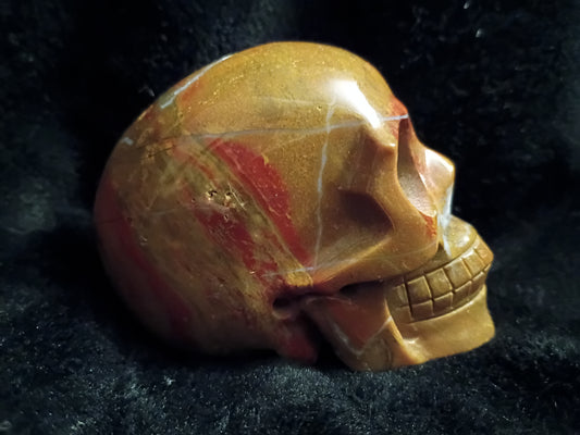 Crystals: Ocean Jasper Skull