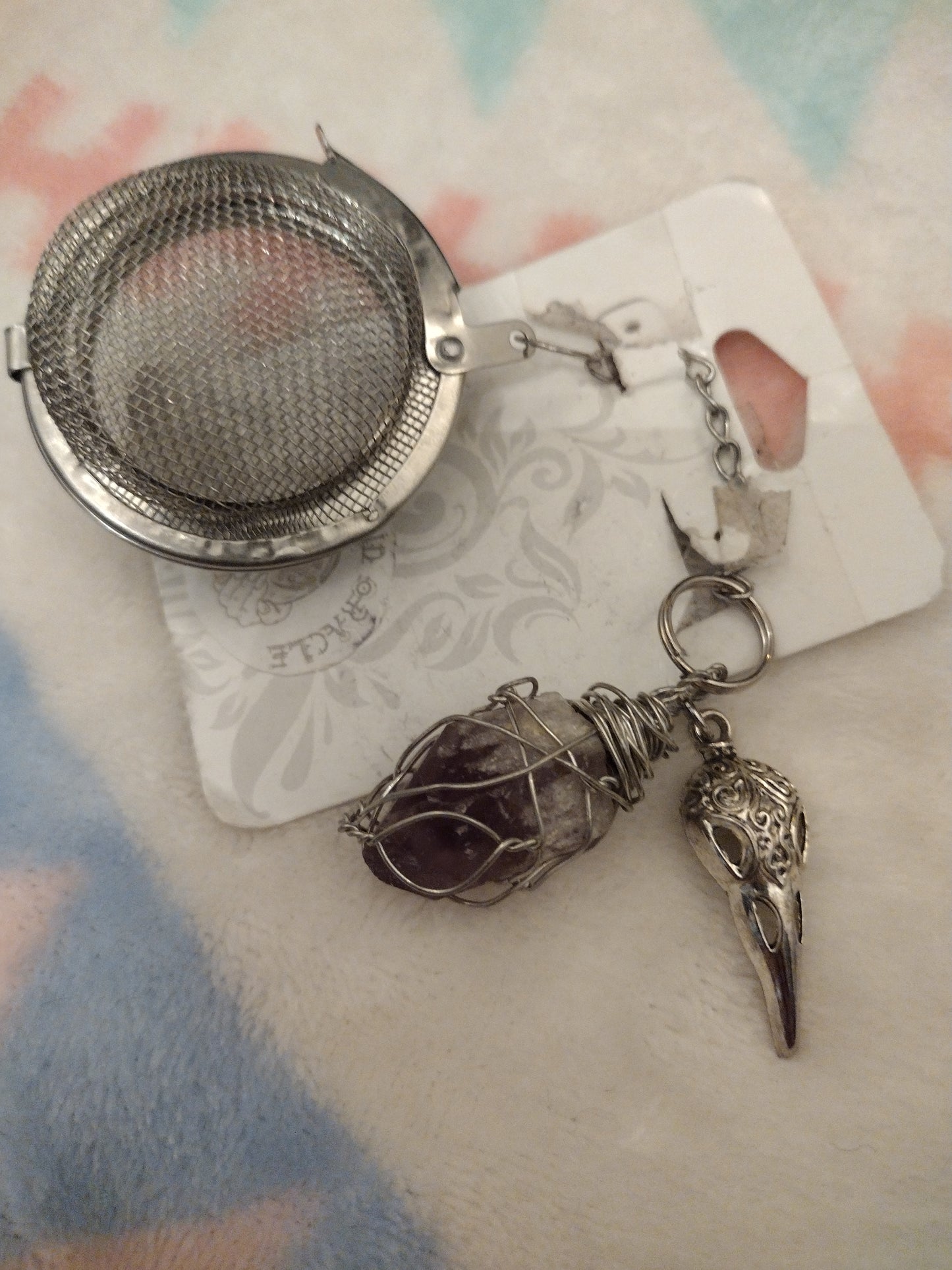 Jewelry: Amethyst Tea Infuser