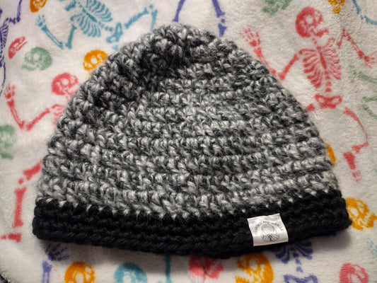Crochet: TV Static Beanie