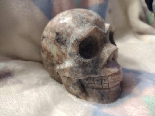 Crystals: Tri-spec Granite Skull
